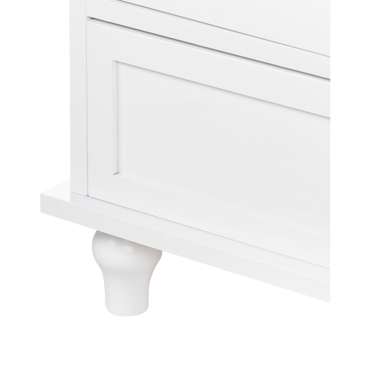 Witryna CARLET Drewno 71 cm 38 cm Biały