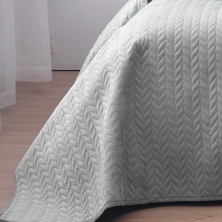 Narzuta na łóżko Silky Chic 220x240cm grey 220x240