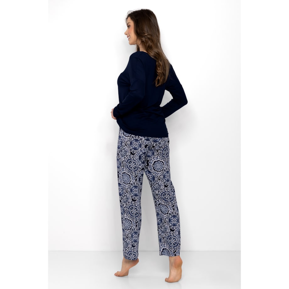 Piżama Moon Vibes Navy, M