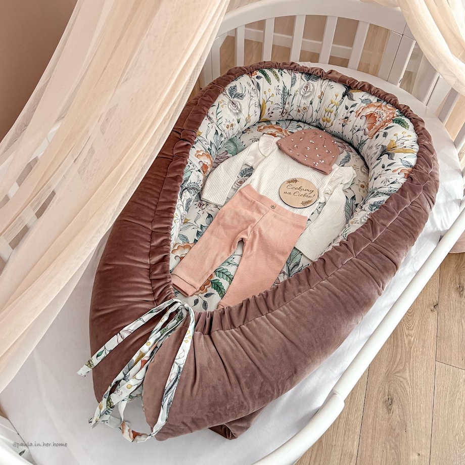 Kokon Velvet Nest Premium rose, 80x110cm