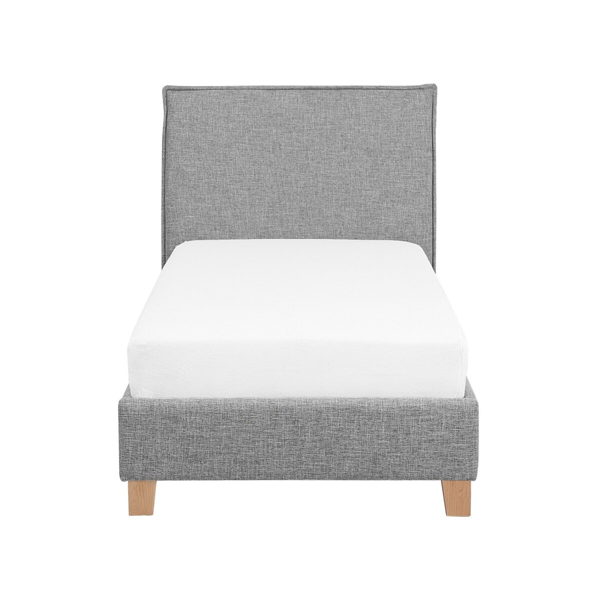 Łóżko SENNEZ 90 x 200 cm Jasnoszary