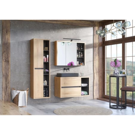 Zestaw mebli łazienkowych DEVON dąb