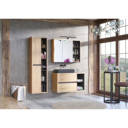 Zestaw mebli łazienkowych DEVON dąb