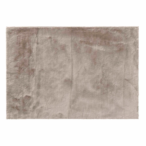 Miękki dywan ze sztucznego futra, brązowy, FELINE