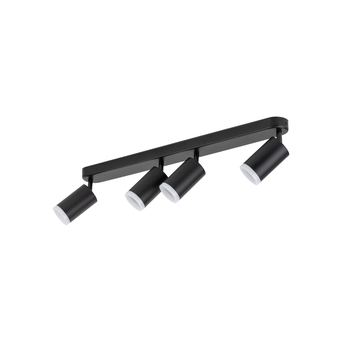 Lampa sufitowa spot 4xGU10 JET BLACK 6916 czarna TK Lighting ruchome reflektory plafon do salonu kuchni
