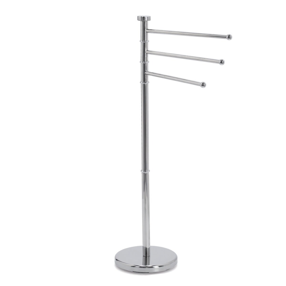Stojak na ręczniki ZELLER, stal nierdzewna, wys. 85 cm