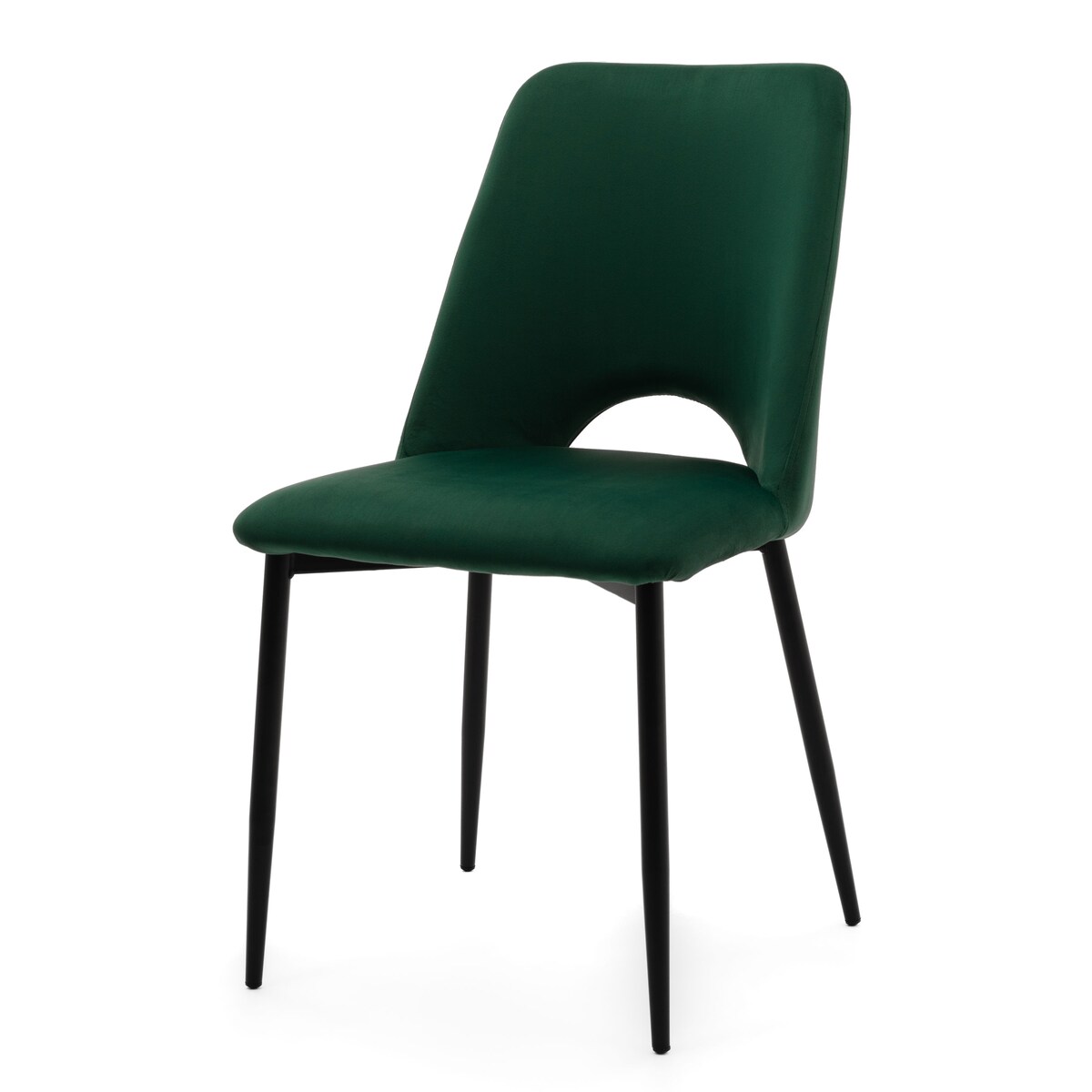 KRZESŁO TAPICEROWANE WELUROWE DO SALONU JADALNI GLAMOUR ZIELONE ORO