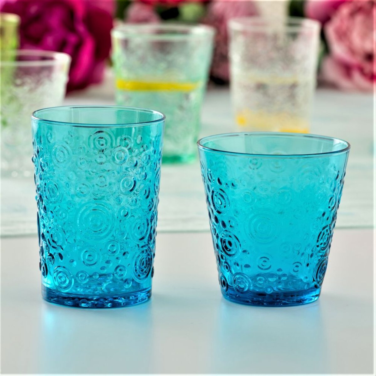 VILLA ITALIA Szklanka lazurowa 250 ml 10 cm EMPIRE