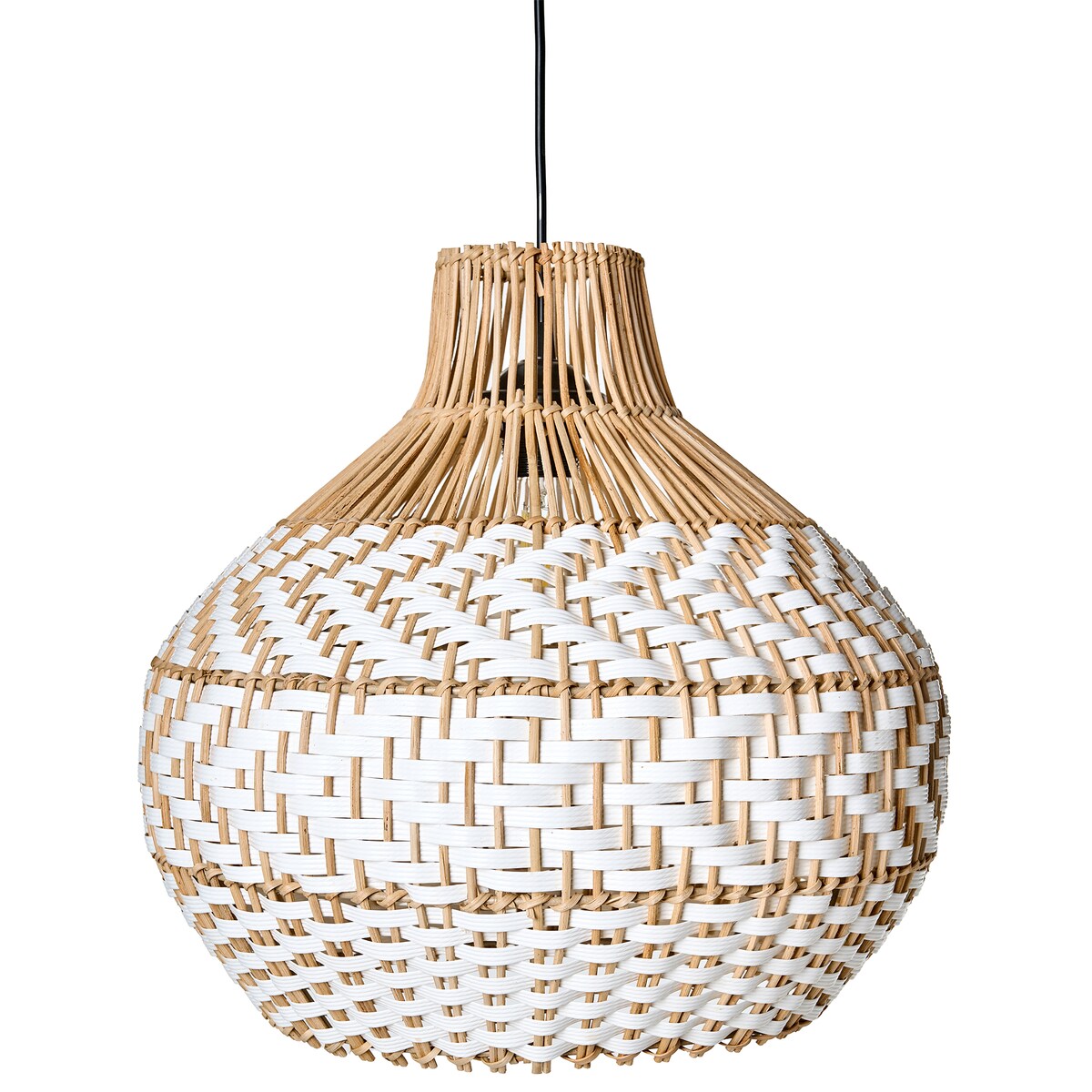 Lampa wisząca YAUCO Rattan Biały
