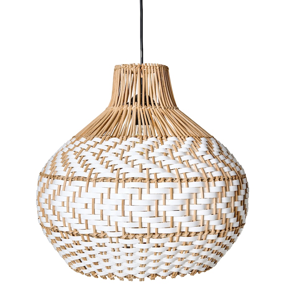 Lampa wisząca YAUCO Rattan Biały