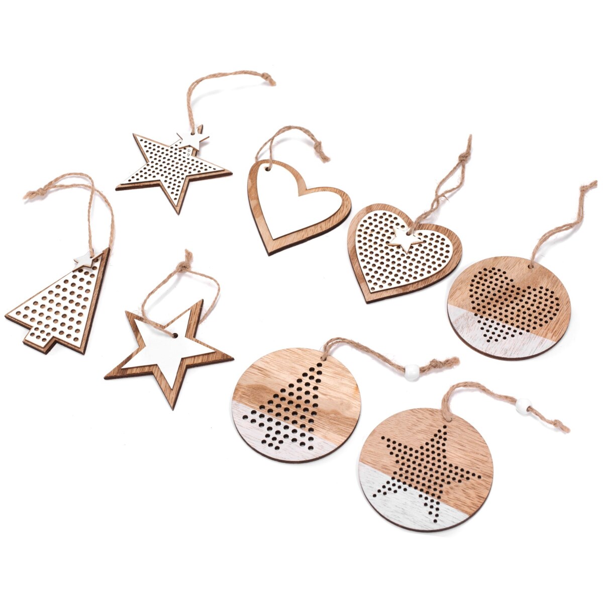 Dekoracje świąteczne 311366 mix 8szt