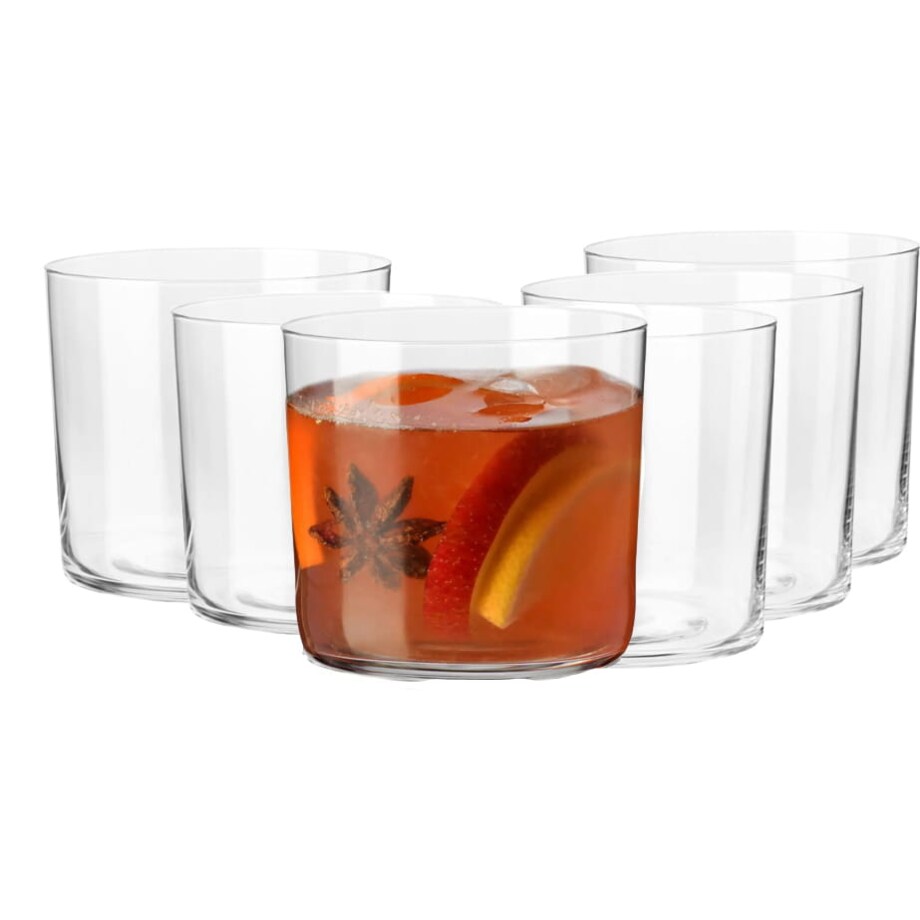 Komplet Szklanek do Wody Napojów Drinków Cydru Kompotu 6 x 350 ml Krosno