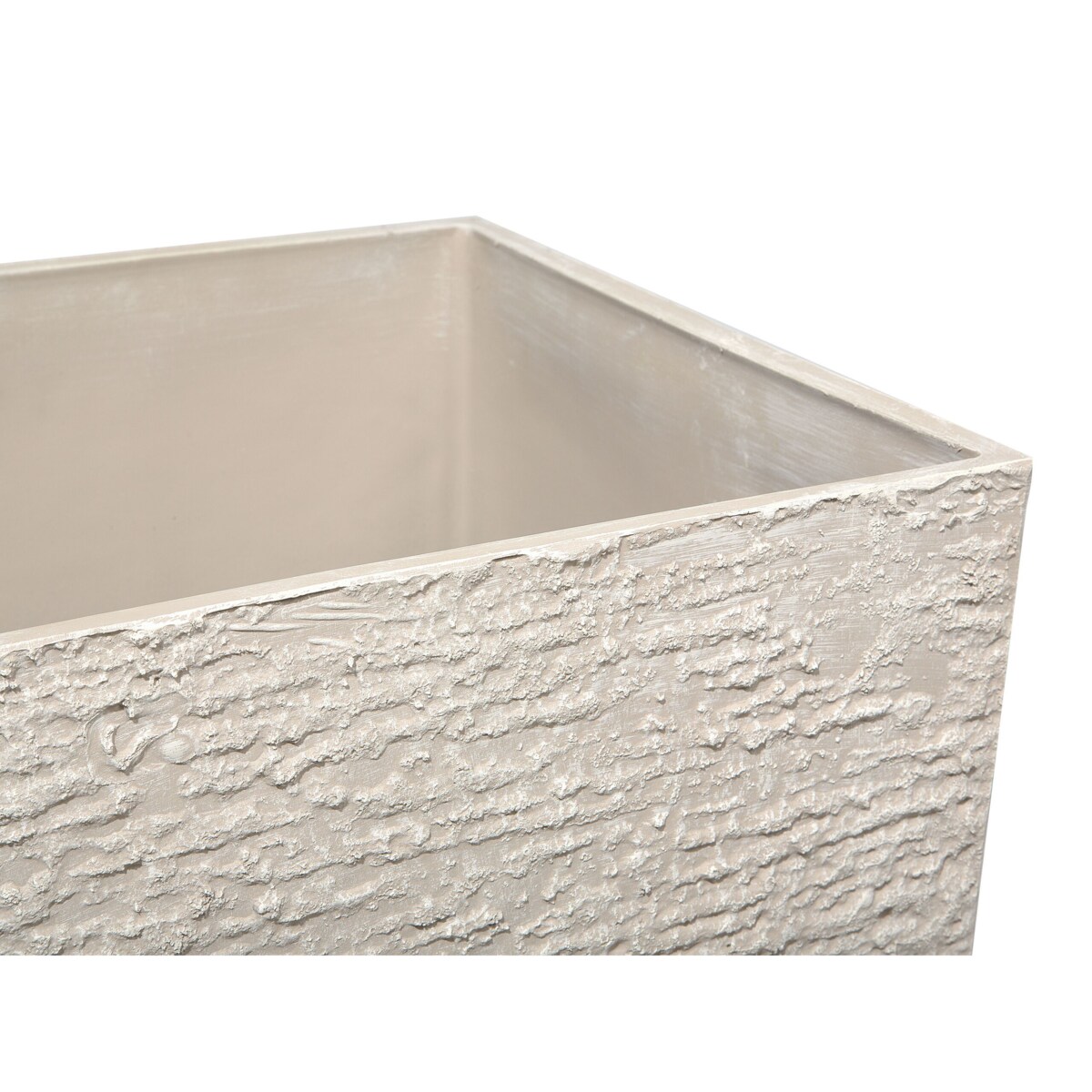 Doniczka 30 x 30 x 60 cm beżowa GAZA