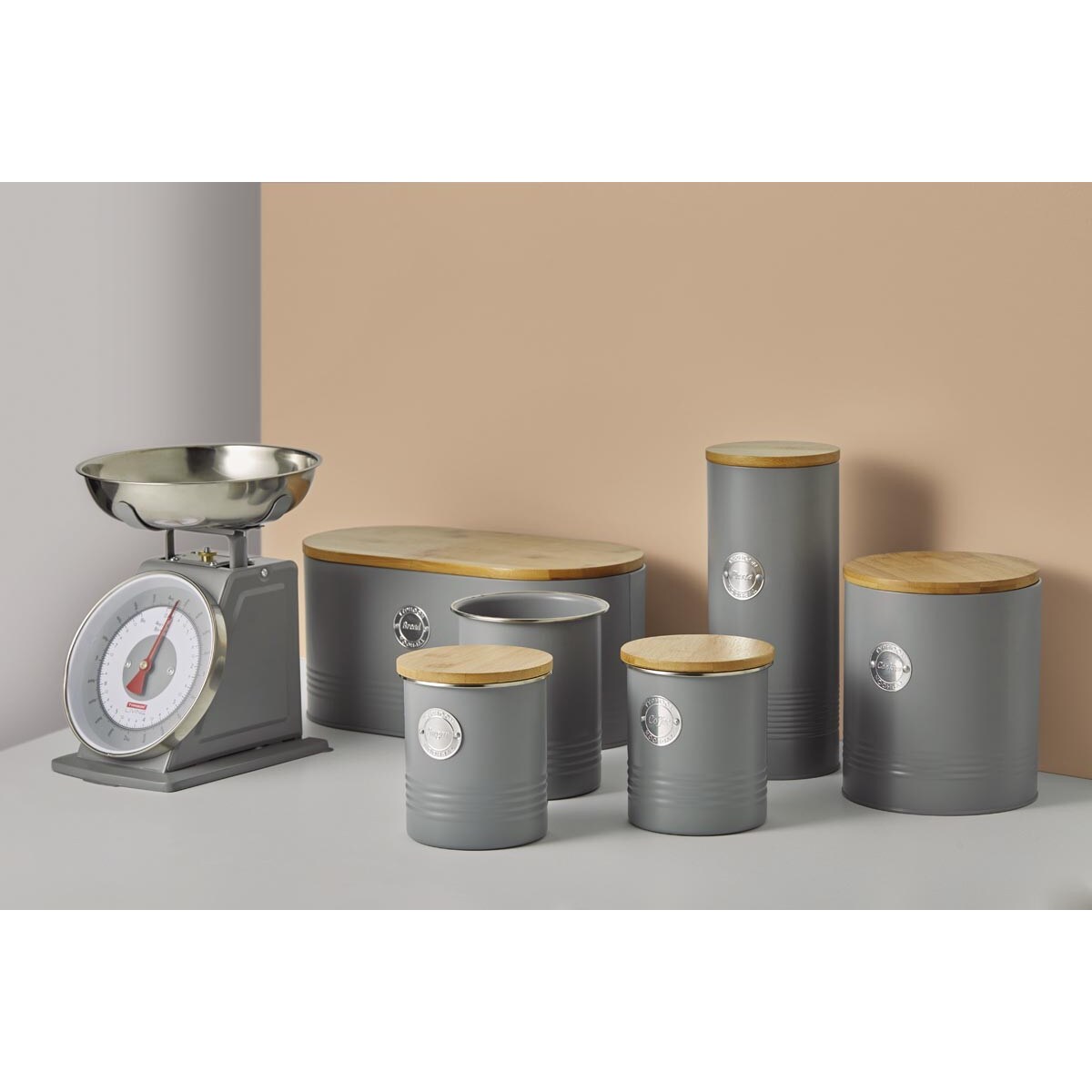 Pojemnik na cukier szary Living, 1000 ml, Typhoon