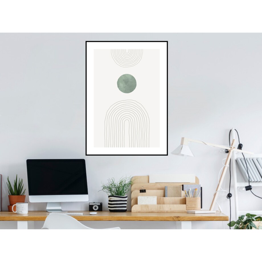 Poster Story, Plakat, Obraz - Zielony Łuk No1, wymiary 50 x 70 cm