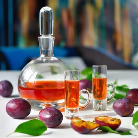 Karafka do Likieru Wódki Nalewki Legend 600 ml | Krosno Handmade na Prezent