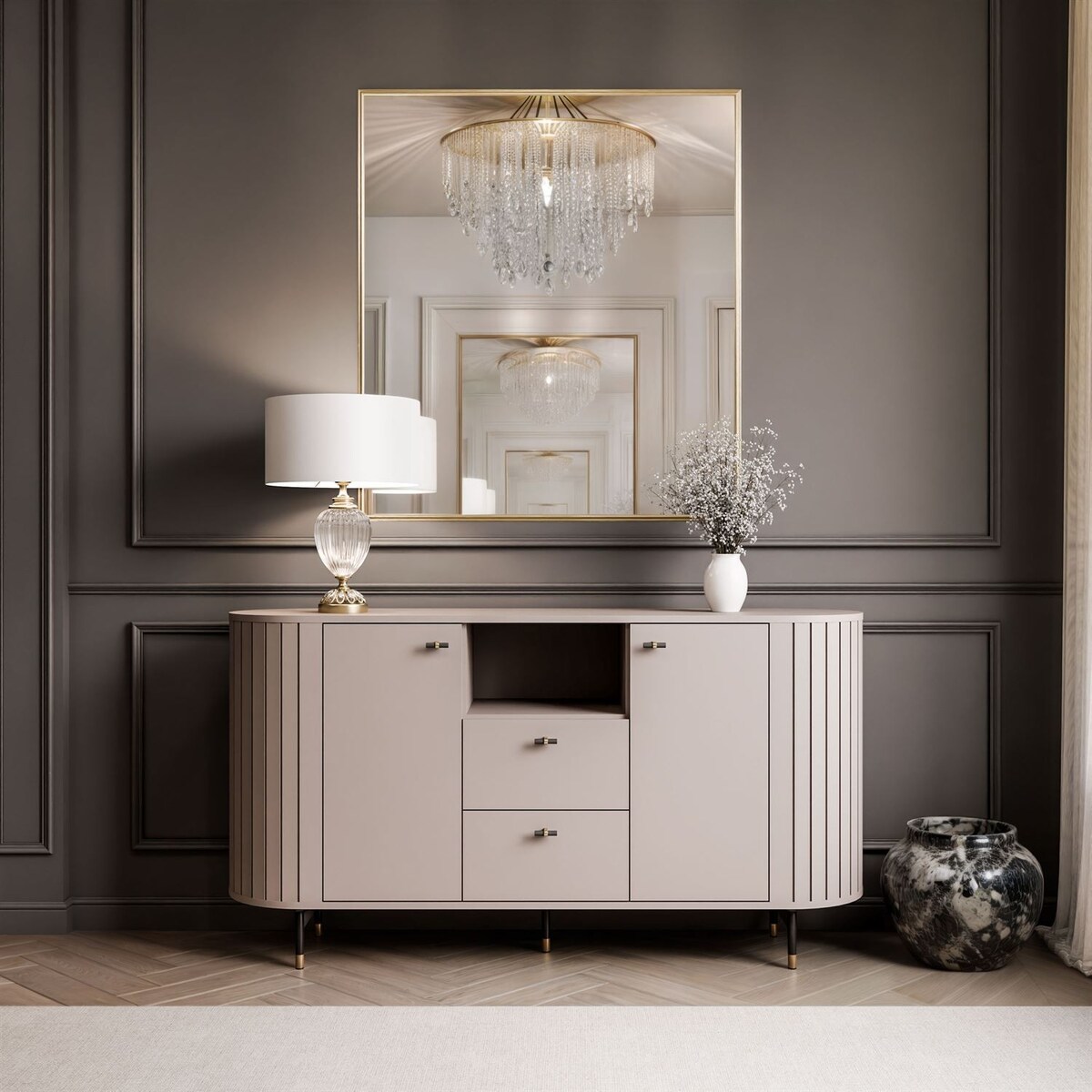 Komoda ELODIE 150 2D2S kaszmir