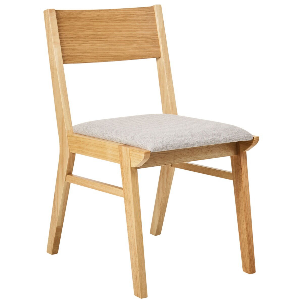 Zestaw 2 krzeseł do jadalni ENOLA Jasnoszary