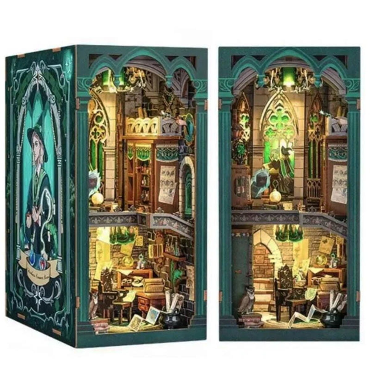 Miniaturowy domek Book Nook - Pokój życzeń - CuteBee