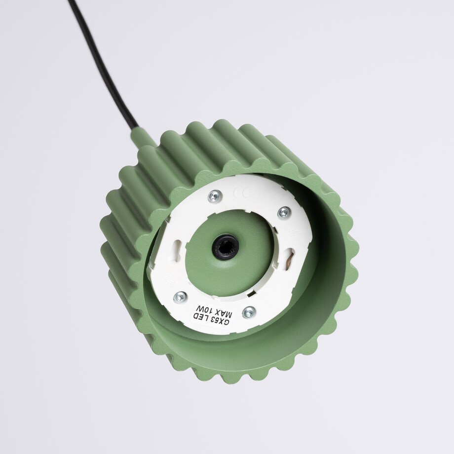 Lampa wisząca AURA 1 szałwiowa Gx53