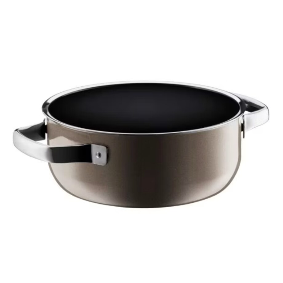 Niski garnek z pokrywką kolor mosiądzu Fusiontec Mineral, 20 cm, WMF