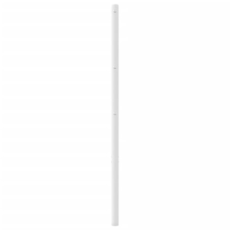 vidaXL Metalowe wezgłowie, białe, 200 cm