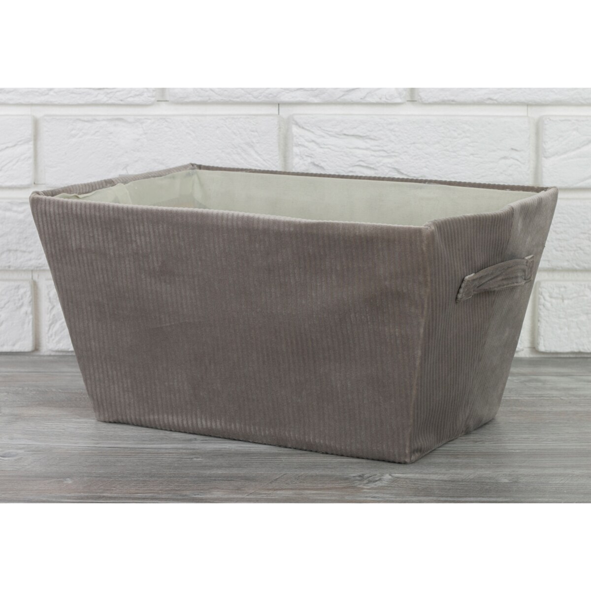 PUDEŁKO organizer na drobiazgi SZARE 34x26cm