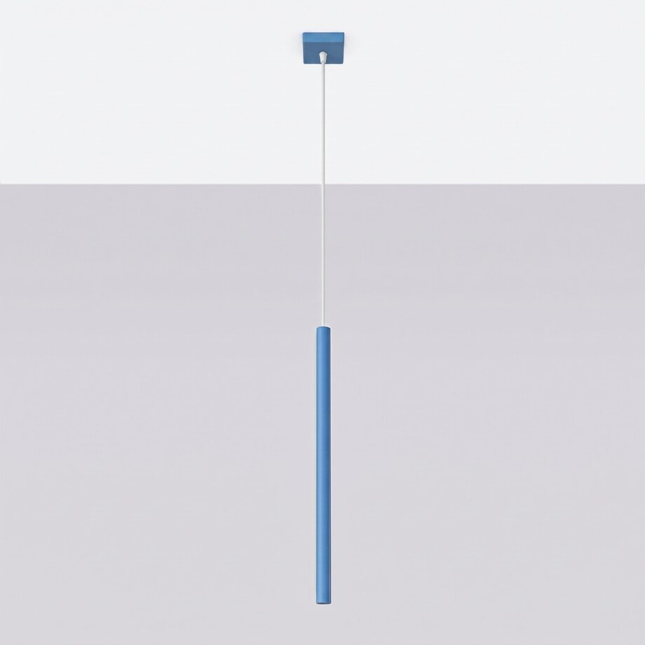 Lampa wisząca PASTELO 1 błękitna