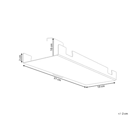Organizer kabli pod biurko regulowane manualnie biały TRACIE
