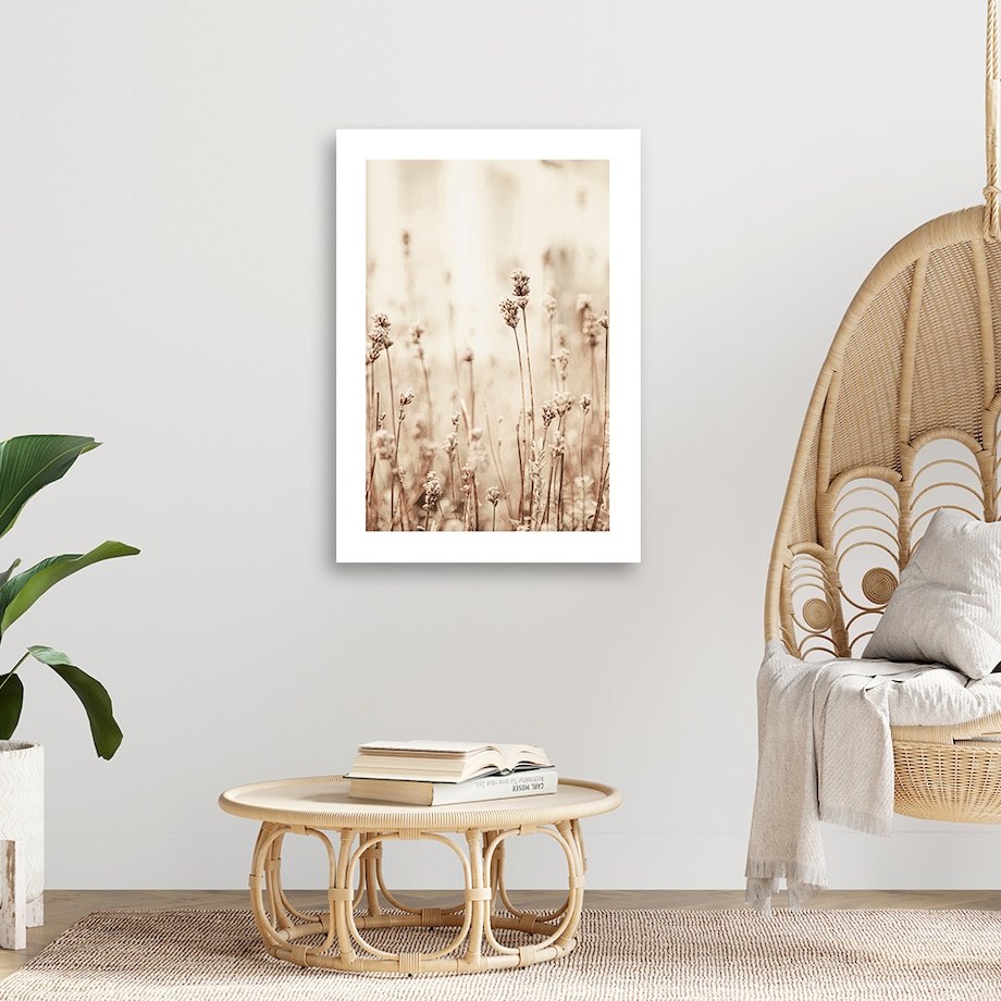 Obraz na płótnie, Delikatne kwiatki polne