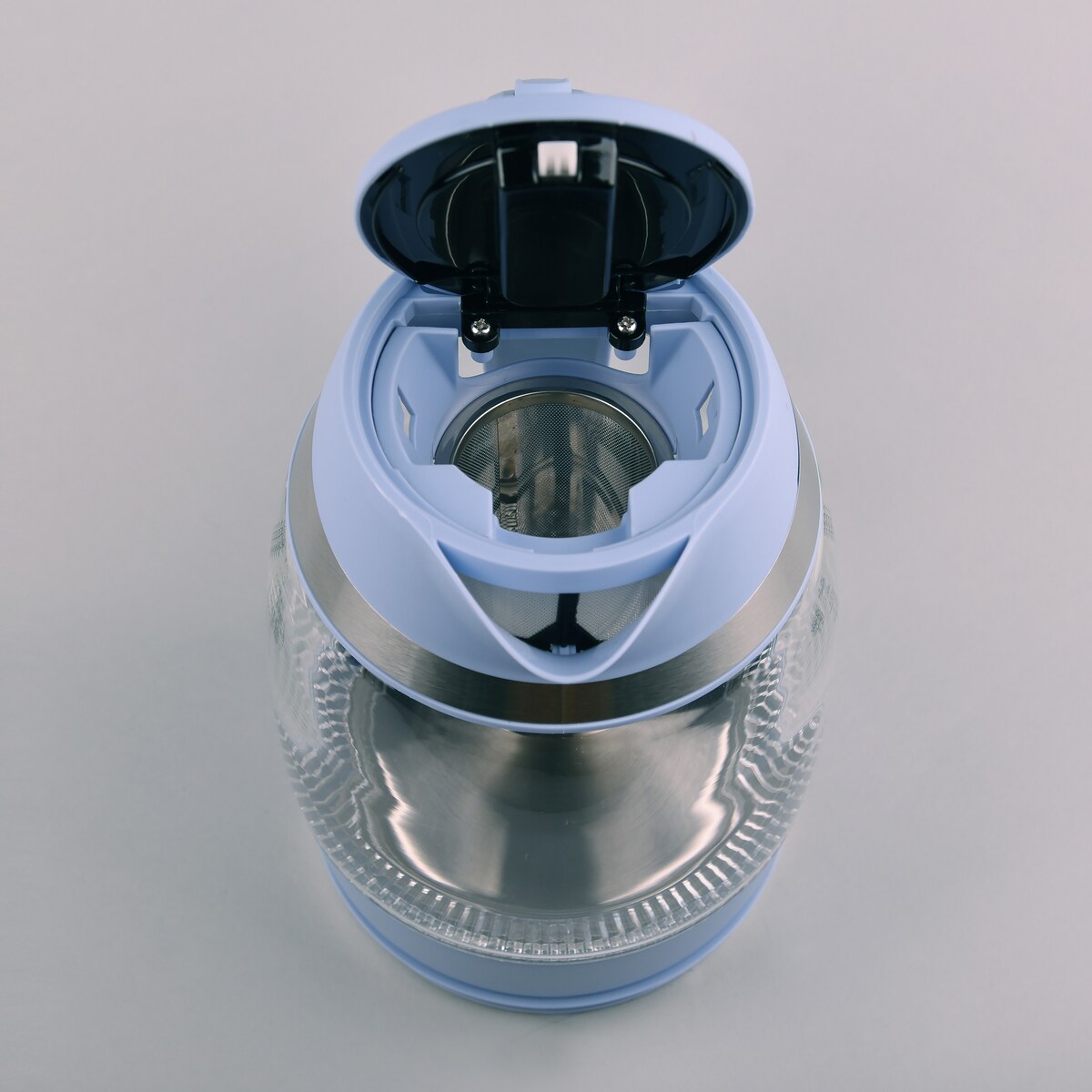 Czajnik elektryczny szklany+zaparzacz 1.8L 2200W niebieski MAESTRO MR-065-BLUE