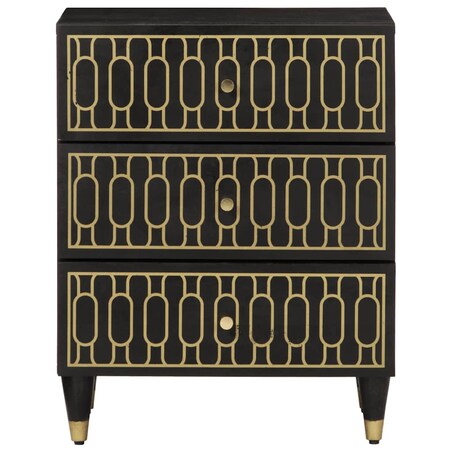 vidaXL Szafka nocna, 50x33x60 cm, lite drewno mango