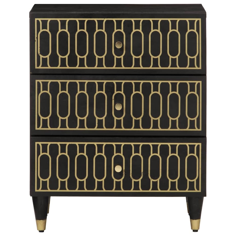 vidaXL Szafka nocna, 50x33x60 cm, lite drewno mango