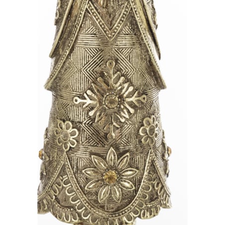 Dekoracja - choinka złota 38x8,5x8,5 cm HETTAR