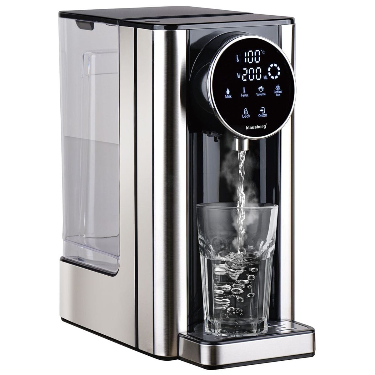 Dozownik dystrybutor podgrzewacz do gorącej wody 2.7L z regulacją temperatury KLAUSBERG