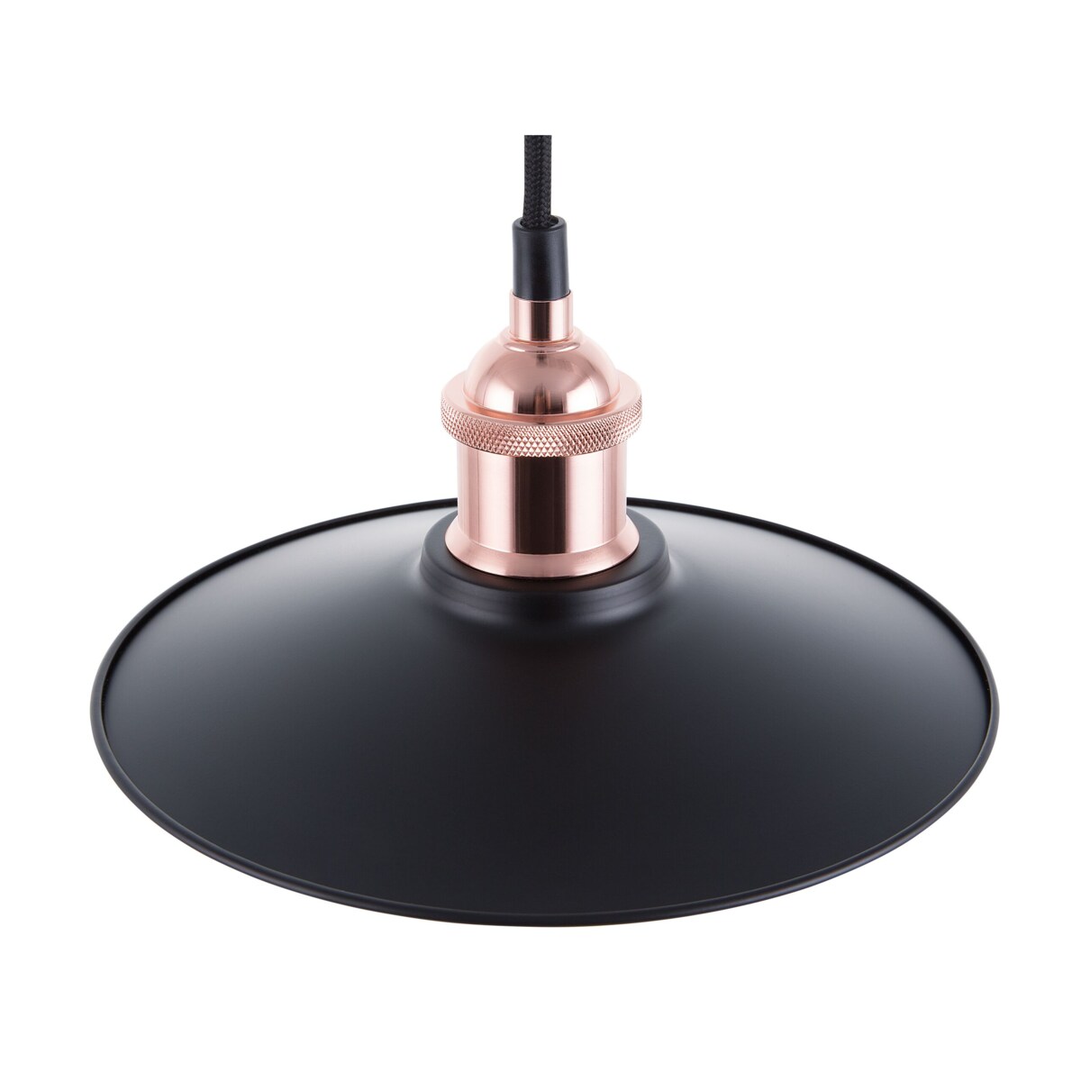 Lampa wisząca metalowa czarna SWIFT