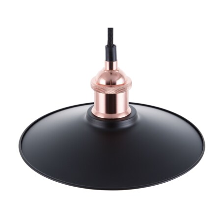 Lampa wisząca metalowa czarna SWIFT