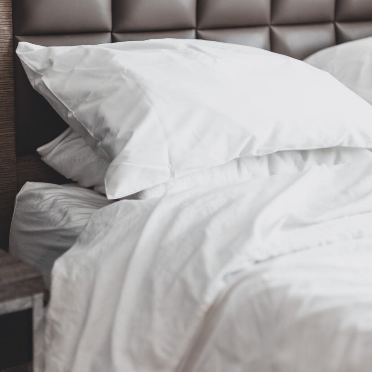 Prześcieradło bawełniane hotelowe białe 140x220 GŁADKIE