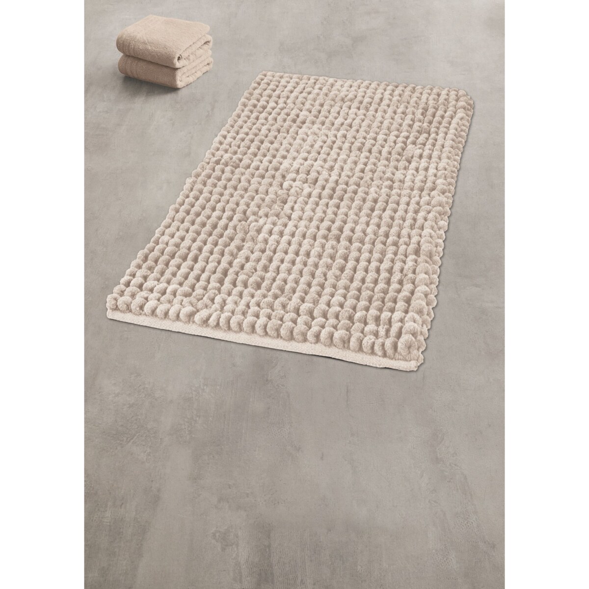 Kleine Wolke Celine Dywanik łazienkowy Bast Beżowy 60x 60 cm