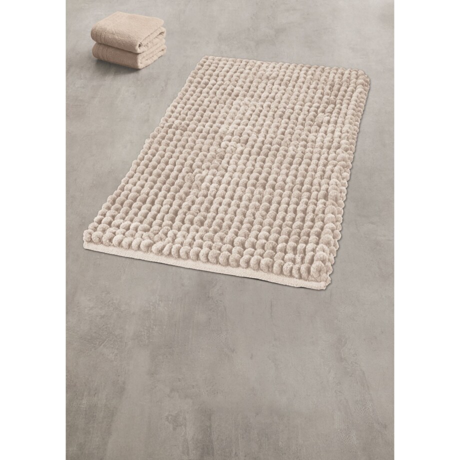 Kleine Wolke Celine Dywanik łazienkowy Bast Beżowy 60x 60 cm