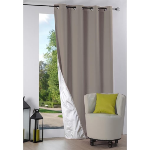 Zasłona termiczna na przelotkach NELSON, 135 x 240 cm