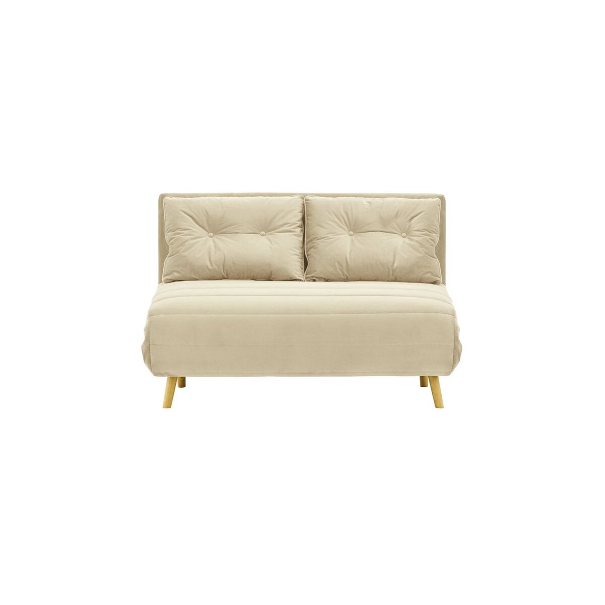 Sofa rozkładana Flic 120 cm-Velluto 2-like oak