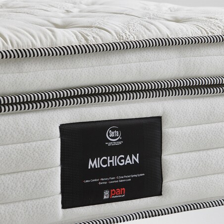 Materac hybrydowy 200x200 model MICHIGAN marki PAN MATERAC sprężynowy