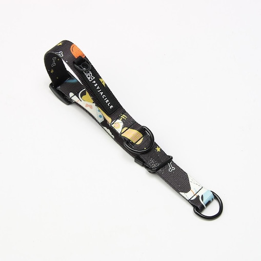 Obroża półzaciskowa dla psa lub kota "I need space" - Szerokość taśmy: 38mm, Rozmiar: M