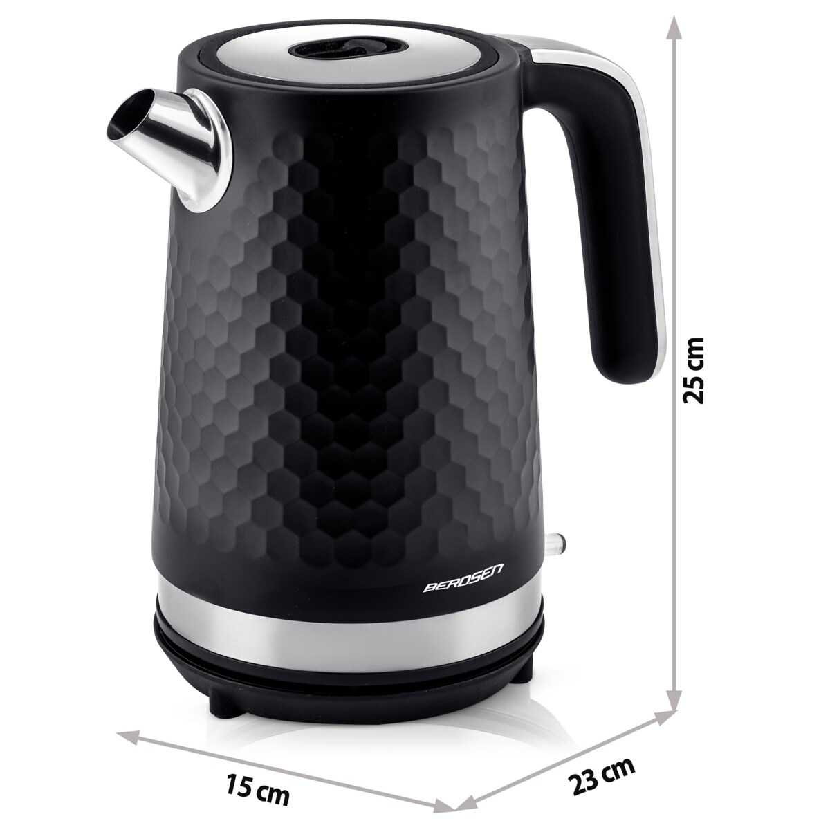 Czajnik elektryczny bezprzewodowy modny 1,7l Berdsen