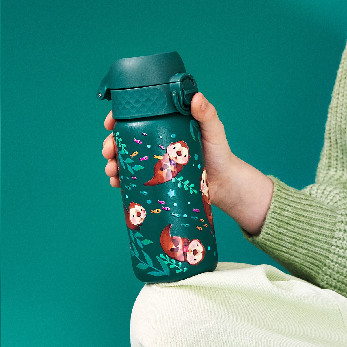 Butelka ION8 Single Wall I8SS400PAOTTER Otters