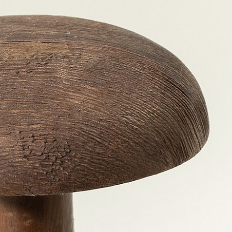 Grzybek Darkcap 12x18 cm boże narodzenie, święta, świąteczne, brązowy-naturalny, 12x12x18 cm