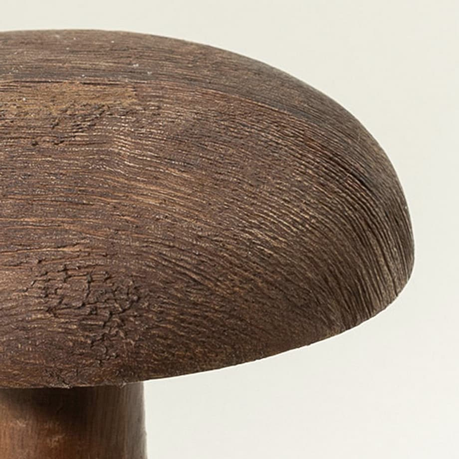 Grzybek Darkcap 12x18 cm boże narodzenie, święta, świąteczne, brązowy-naturalny, 12x12x18 cm