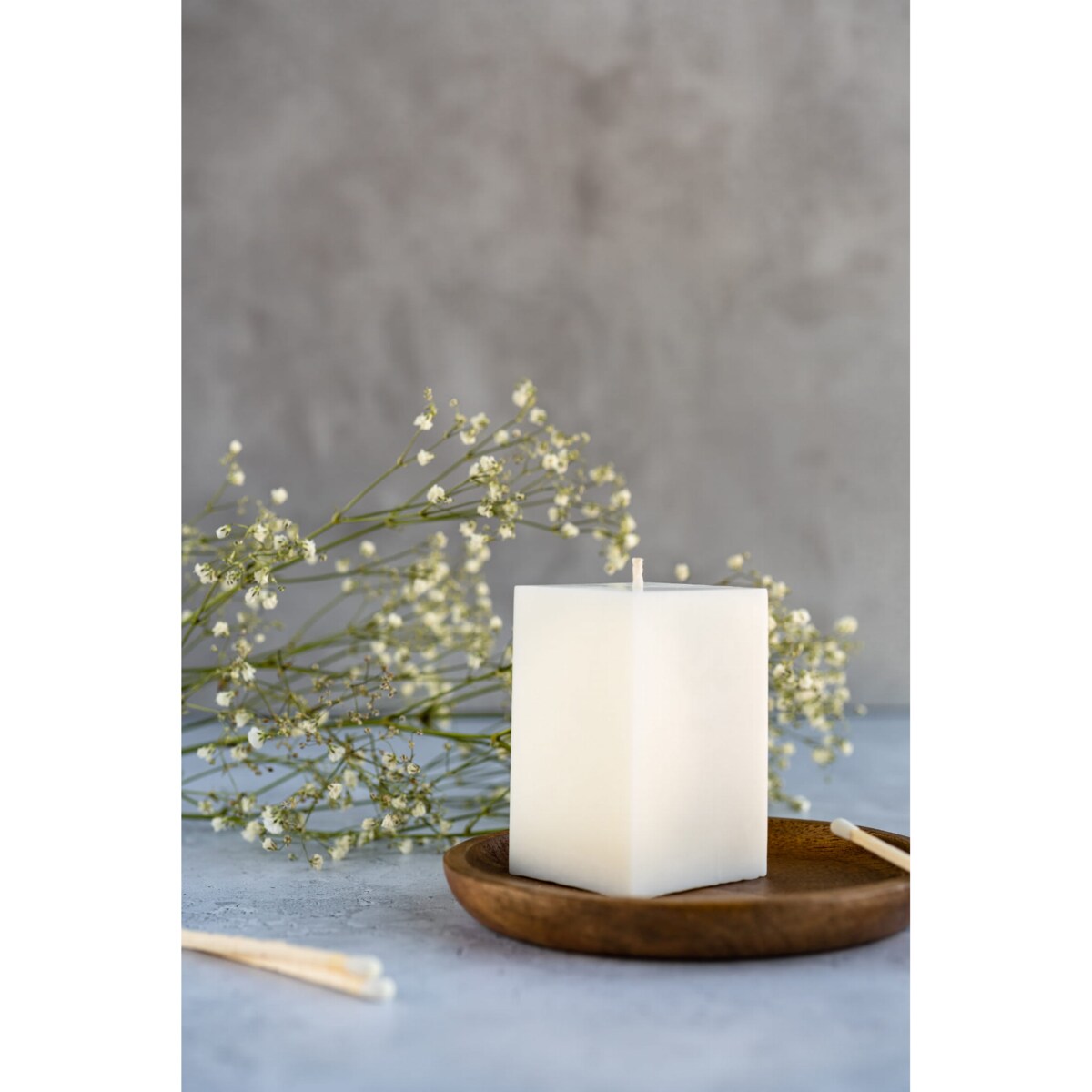 Świeca sojowa geometryczna Lines, 160 g, INSPIRA