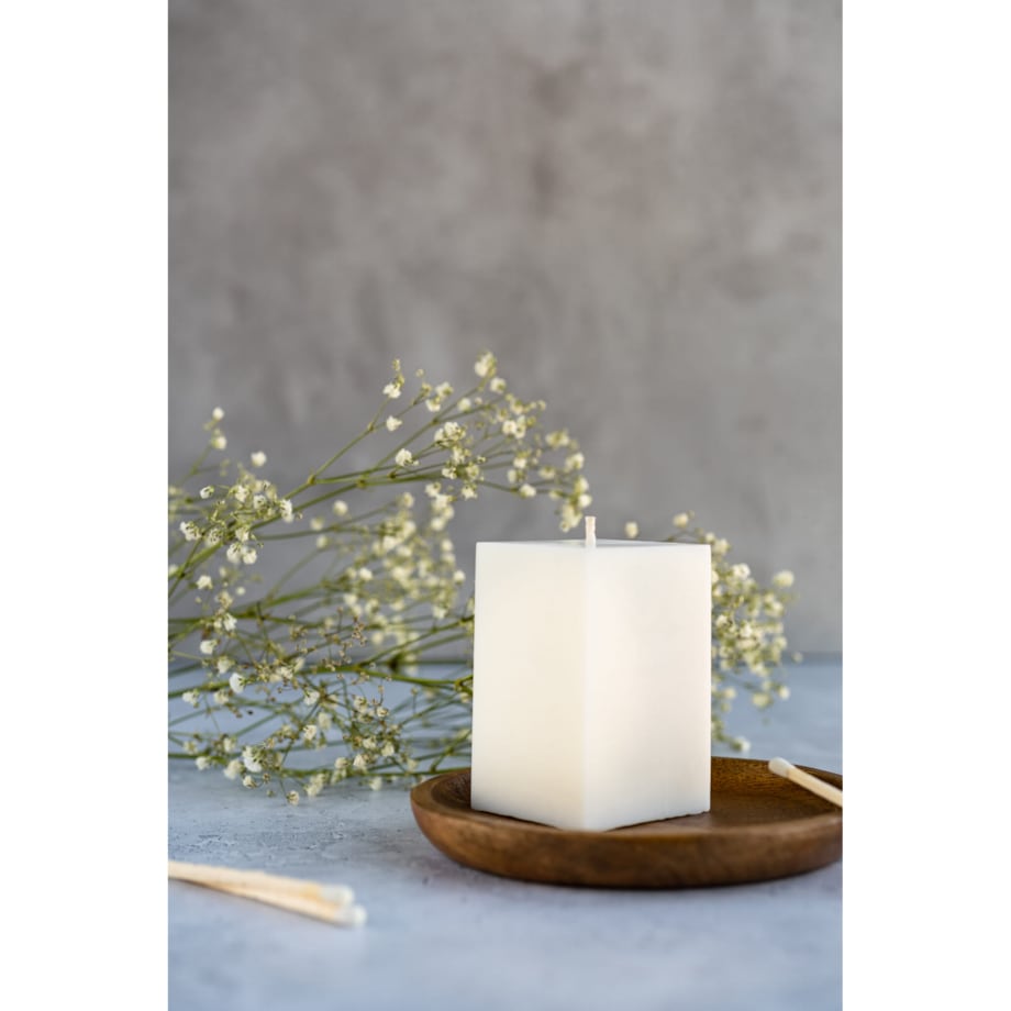 Świeca sojowa geometryczna Lines, 160 g, INSPIRA